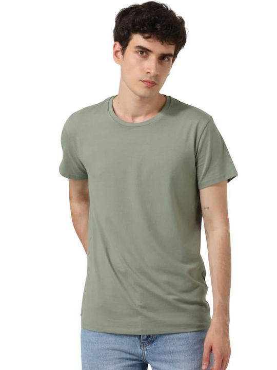 Bare Bone Men's Short Sleeve T-shirt Khaki