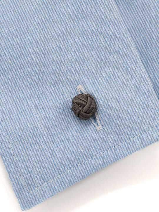 Long-sleeved Cotton Shirt Sky Blue