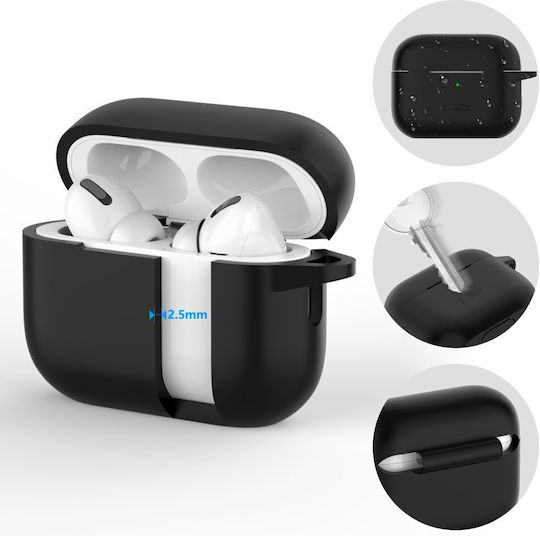 Tech-Protect Hülle Silikon mit Haken Dusty Pink für Apple AirPods Pro 2