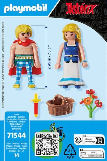 Playmobil Asterix Tragicomix and Falbala for 5-99 years old