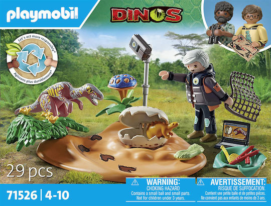 Playmobil Динозаври Гнездо на Стегозавър и Крадец на Яйца за 4-10 години