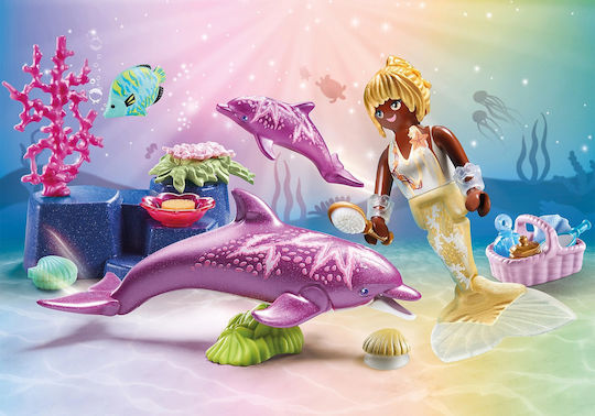 Playmobil Princess Magic Γοργόνα Με Δελφίνια για 4-10 ετών