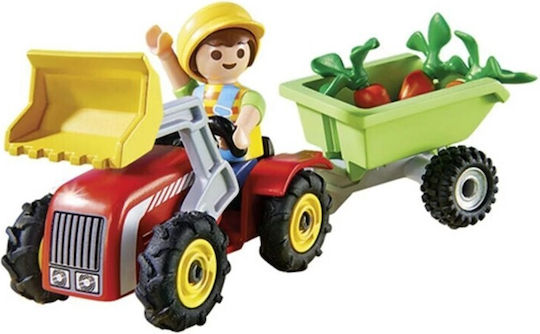 Playmobil Young children with tractor pentru 3+ ani ani