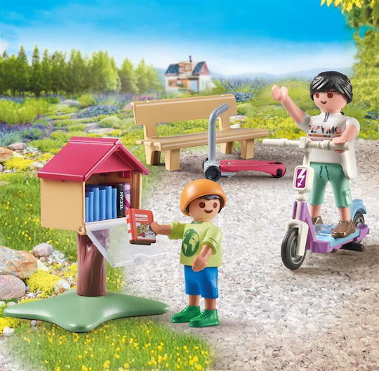 Playmobil MyLife Outdoor Replacement Library for 4-10 years old