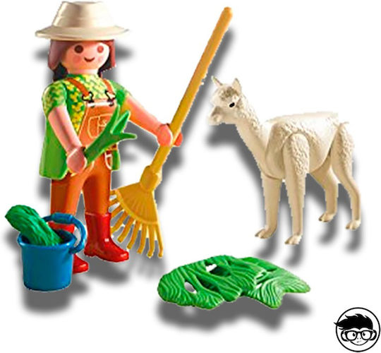 Playmobil Пазач на зоологическа градина с лама за 3-10 години