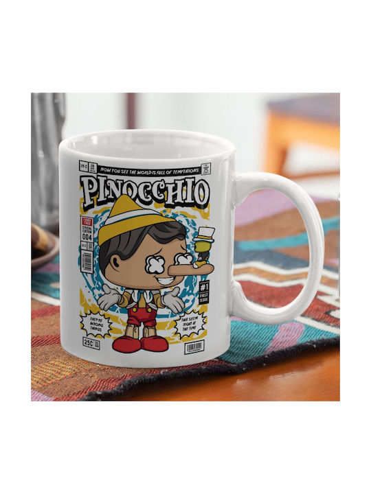 Koupakoupa Pinocchio Mug Brown 330ml