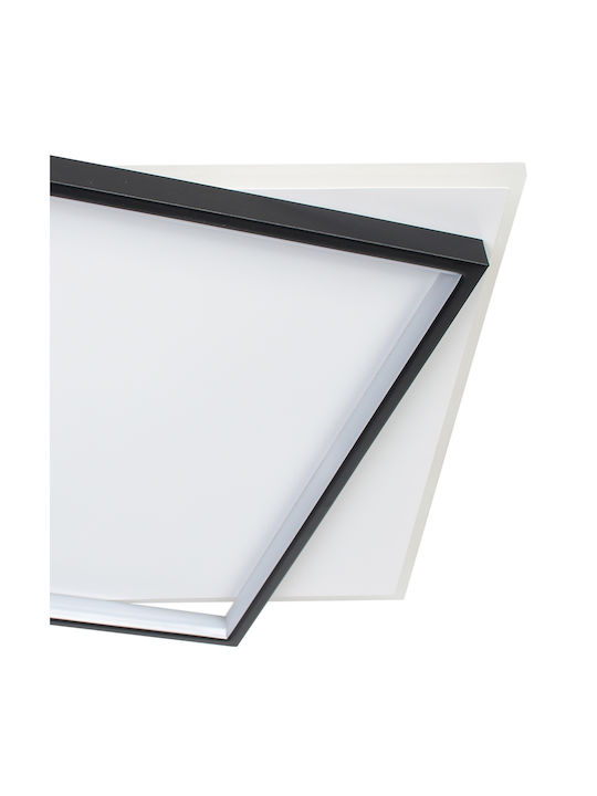 Globobox Deckenleuchte 50cm Schwarz mit Integrierter LED