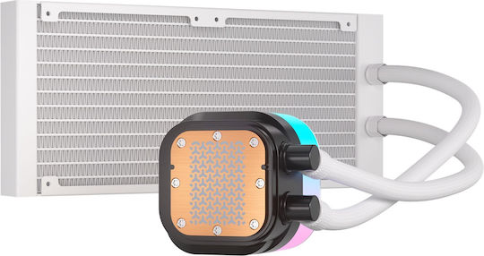 Corsair ICUE Link Titan 240 RX RGB Water Cooling AIO CPU with 2 120mm White Fans