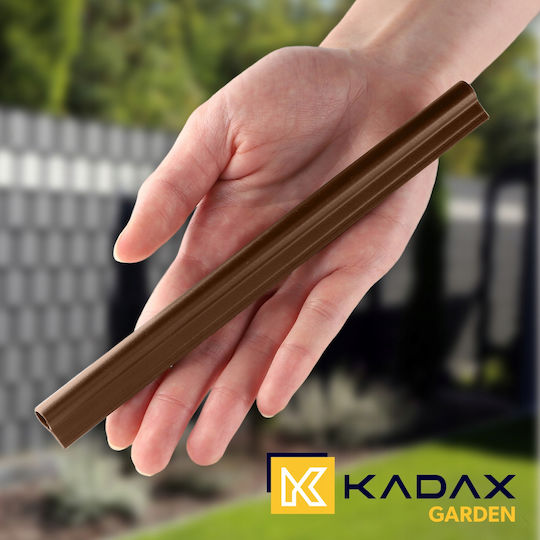 Kadax Придържащ клипс за Ограда на Градина 6бр Brown
