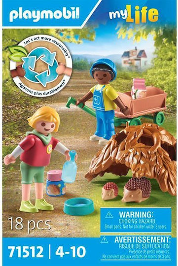 Playmobil MyLife Caring for the Hedgehogs for 4-10 years old