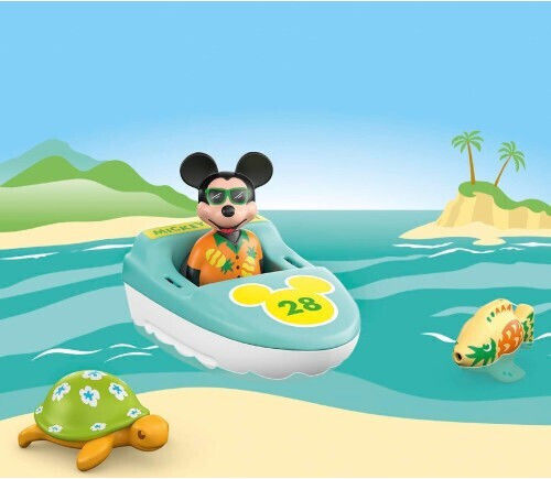 Playmobil Junior Mickey Mouse and his Chris-Craft for 1-4 years old