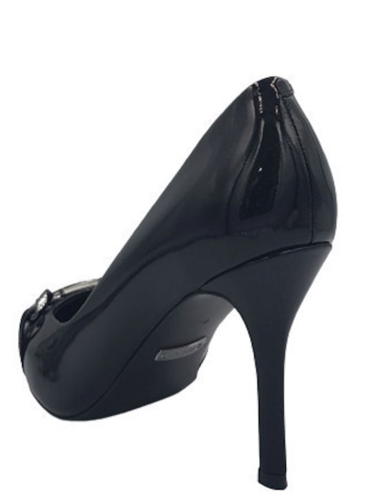 Pato8 Pantofi cu toc Negre