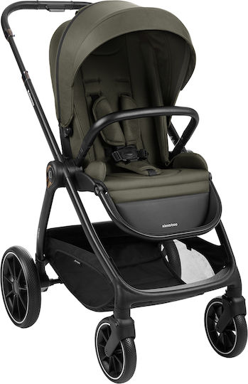 Kikka Boo Modena Reglabil 3 în 1 Cărucior pentru copii Potrivit pentru Nou-născut Verde armată 10kg
