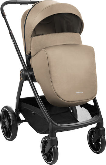 Kikka Boo Modena Verstellbar 3 in 1 Baby Kinderwagen Geeignet für Neugeborene Beige 10kg