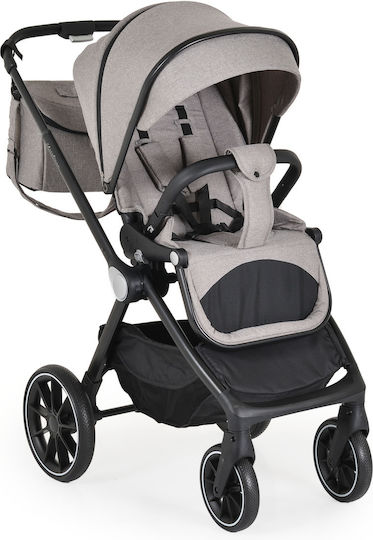 Cangaroo Christiano Verstellbar 3 in 1 Baby Kinderwagen Geeignet für Neugeborene Beige 15kg