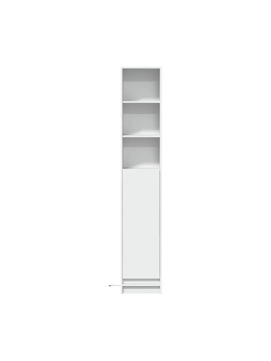 Bibliothek mit LED White 36x32.5x200cm