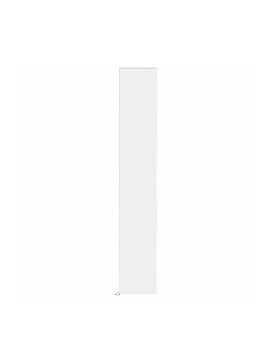 Bibliothek mit LED White 36x32.5x200cm