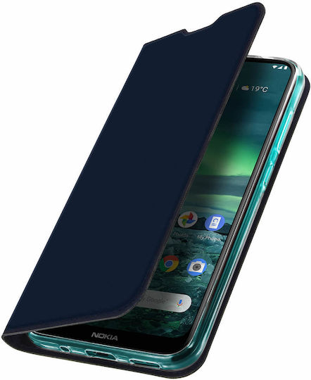 Slim Flip Wallet Case Business Series Nokia 2.3 Dark Blue
