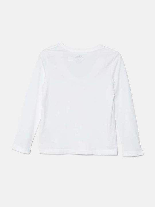 Ralph Lauren Children's Blouse Long Sleeve White/Pink