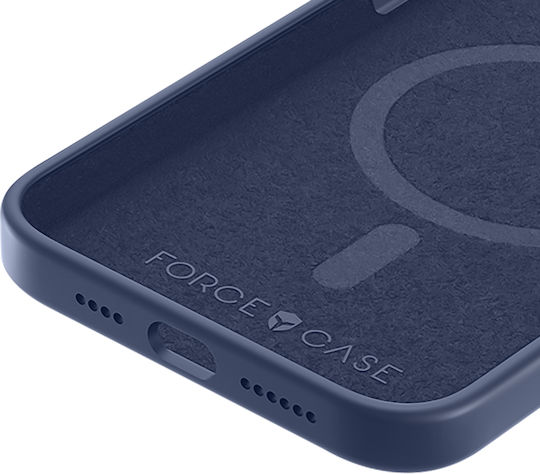 Force Case Magsafe Hülle iPhone 15 Pro Stoßfest Matt Dunkelblau