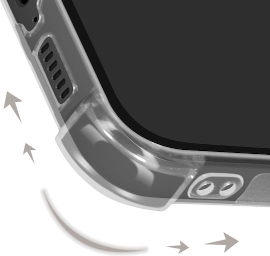 Carcasă Akashi Samsung Galaxy S23 Fe Silicon Moale Colțuri Intărite Transparentă