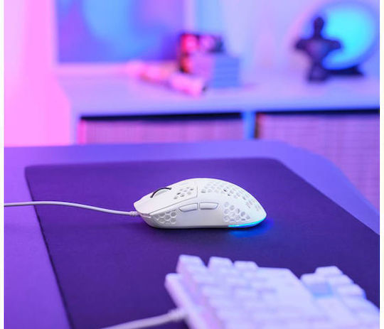 Trust GXT 928 Helox RGB Gaming Ποντίκι 6400 DPI Λευκό