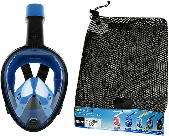 Full Face Snorkeling Mask Summertiempo L XL Dark Blue