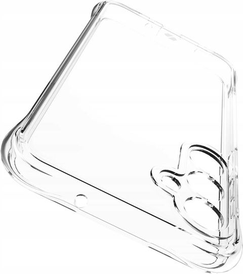 Spacecase Anti-shock Back Cover Silicone 1mm with Strap Transparent (Samsung Galaxy M35 - Spacecase)