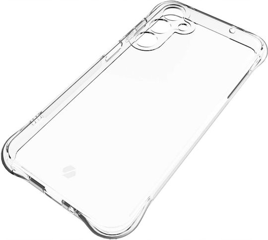 Spacecase Anti-shock Back Cover Silicone 1mm with Strap Transparent (Samsung Galaxy M35 - Spacecase)