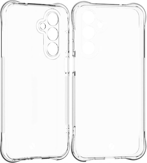 Spacecase Anti-shock Back Cover Silicone 1mm with Strap Transparent (Samsung Galaxy M35 - Spacecase)