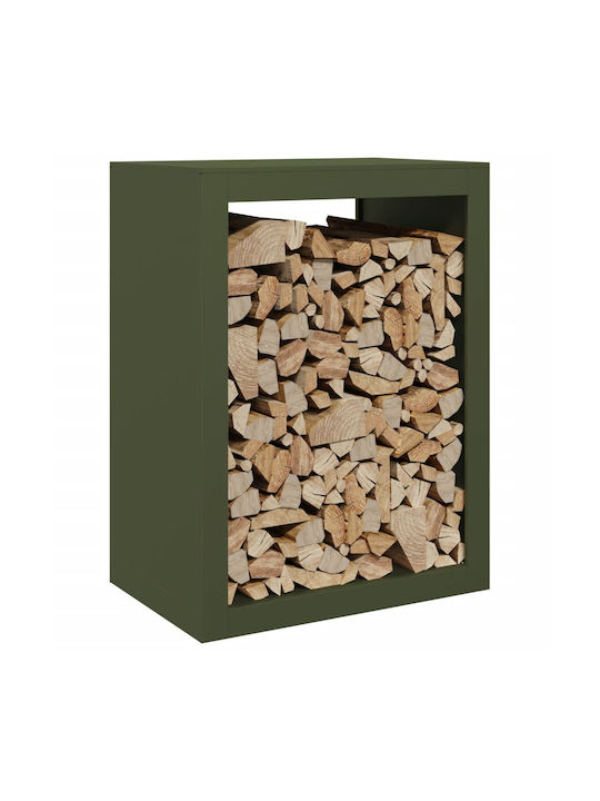 vidaXL Metallisch Regal Holzlagerung 60x40x80cm