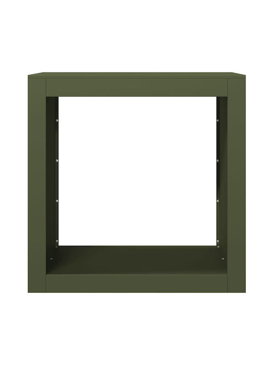 vidaXL Metallisch Regal Holzlagerung 60x40x60cm