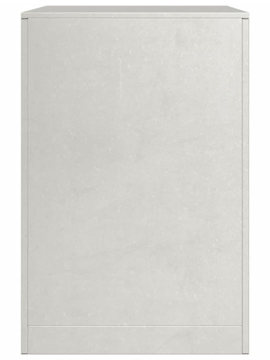 vidaXL Μεταλλικό Ράφι Αποθήκευσης Ξύλων 60x40x60cm Καφέ