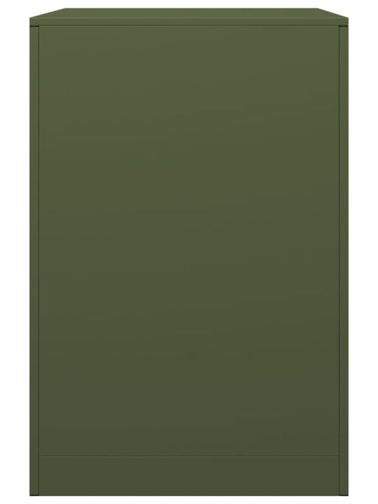 vidaXL Metallisch Regal Holzlagerung 60x40x60cm