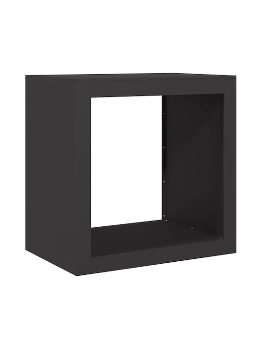 vidaXL Metallisch Regal Holzlagerung 60x40x60cm