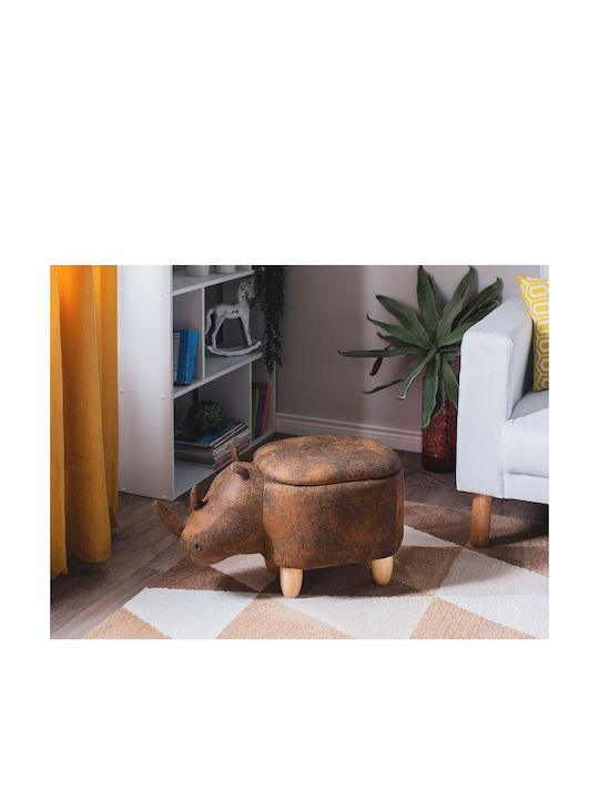 Παιδικό Σκαμπό Rhino Καφέ