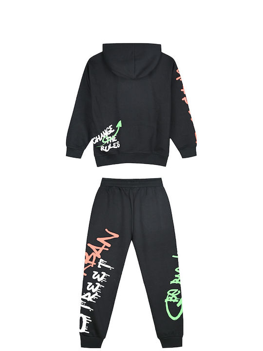 Energiers Kids Sweatpants Set black