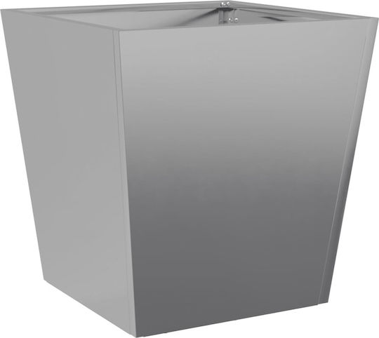vidaXL Set 2 Jardiniere Metalice Gri