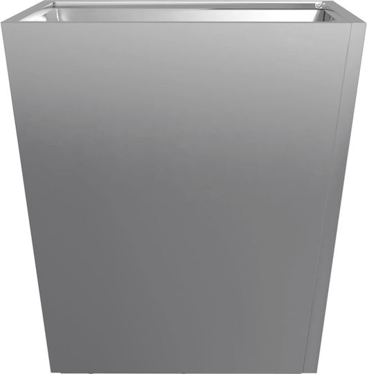 vidaXL Set 2 Jardiniere Metalice Gri