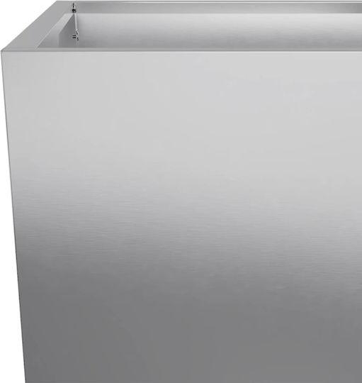 vidaXL Σετ 2 Ζαρντινιέρες Μεταλλικές Γκρι