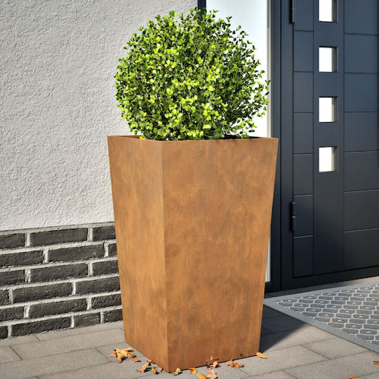 vidaXL Set 2 Jardiniere Metalice Maro