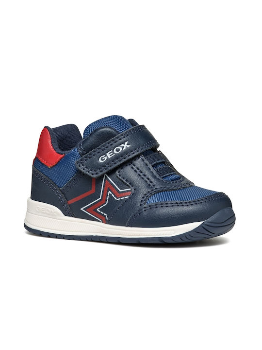 Geox Kids Sneakers Anatomic with Scratch Blue