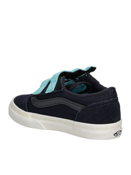 OLD SKOOL V Παιδικά Sneakers με Σκρατς Μπλε