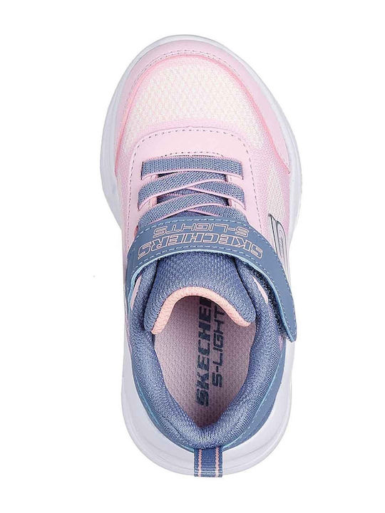 Glow Παιδικά Sneakers με Σκρατς Ροζ