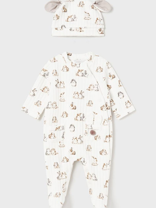 Mayoral Baby Bodysuit ecru