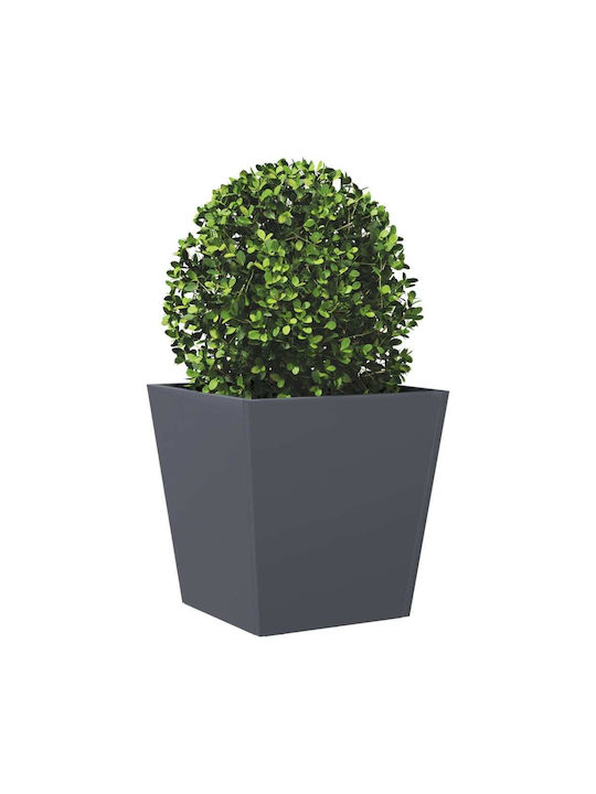 vidaXL Planter Box 40x40cm Charcoal 851056