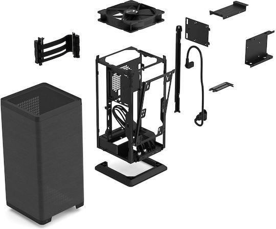 Fractal Design Mood Mini Tower Κουτί Υπολογιστή Μαύρο