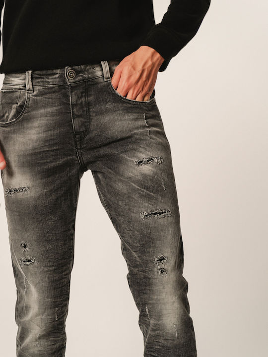 Edward Jeans Pantaloni de Bărbați din Jean în Croială Slim Grey