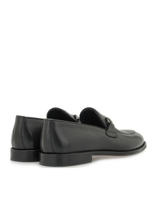 Men's Leather Loafers Black