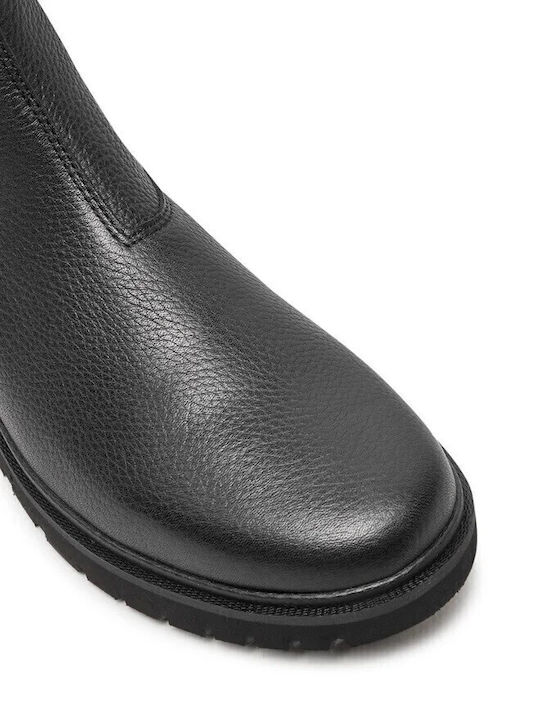 Leather Black Chelsea Boots